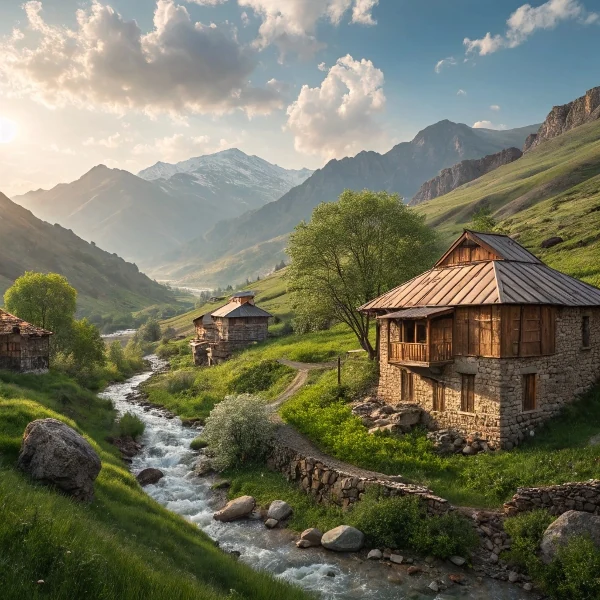 دلنواز دهکده توریستی در لرستان خرم آباد